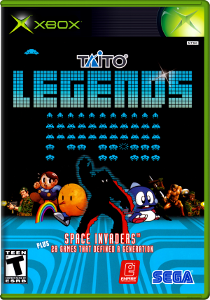 Taito Legends (USA) 2D Box Front